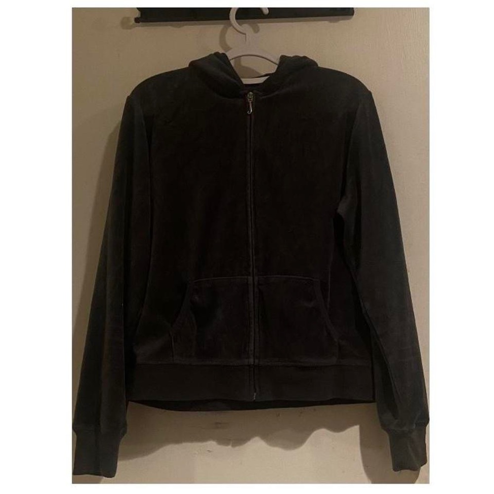 🖤SOLD🖤Juicy Couture Rare Bedazzled Grey Zip Up 🖤